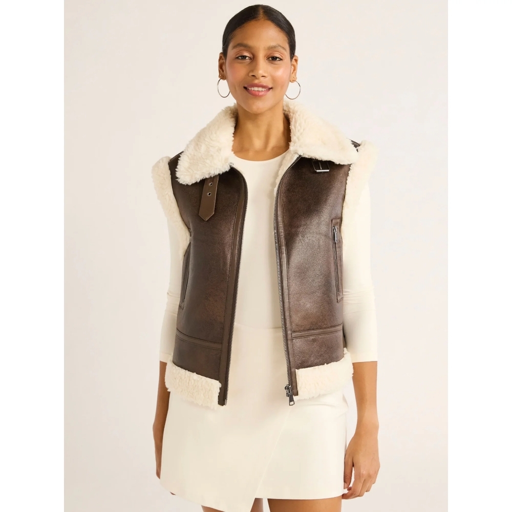 Scoop Sherling vest